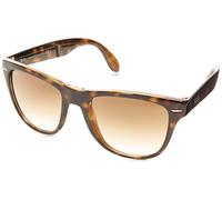 Ray - Ban Homme RB4105 FOLDING WAYFARER 710/51 Lunettes de soleil Injecté Tortue Carré Normale Ombré