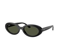 Ray - Ban Femme Ray - Ban RB2223 901/31 Lunettes de soleil Acétate Noir Vert Ronde Normale