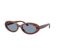 Ray - Ban Femme Ray - Ban RB2223 954/56 Lunettes de soleil Acétate Marron Bleu Ronde Normale