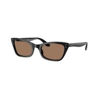 Ray - Ban Femme Ray - Ban RB2299 LADY BURBANK 901/73 Lunettes de soleil Acétate Noir Marron Cat Eye Normale
