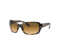 Ray - Ban Femme Ray - Ban RB4068 RB4068 710/51 Lunettes de soleil Injecté Tortue Carré Normale Ombré