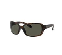 Ray - Ban Femme Ray - Ban RB4068 RB4068 894/58 Lunettes de soleil Injecté Tortue Vert G15 Carré Polarisé