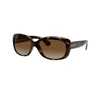 Ray - Ban Femme Ray - Ban RB4101 JACKIE OHH 710/T5 Lunettes de soleil Injecté Tortue Marron Papillon Polarisé