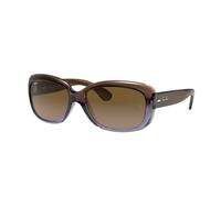 Ray - Ban Femme Ray - Ban RB4101 JACKIE OHH 860/51 Lunettes de soleil Injecté Marron Marron Papillon Normale Ombré
