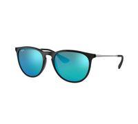 Ray - Ban Femme RB4171 ERIKA 601/55 Lunettes de soleil Injecté Noir Bleu Pantos Miroir