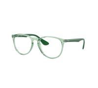 Ray - Ban Femme Ray - Ban RX7046 ERIKA 8340 Montures optiques Injecté Vert Transparent Ronde Normale