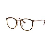 Ray - Ban Femme Ray - Ban RX7140 5687 Montures optiques Injecté Marron Transparent Pantos Normale