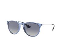 Ray-Ban Erika RB 4171 65154L, Lunettes de soleil, Ronde, Femme, Bleu