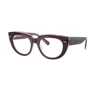 Ray - Ban Femme RX5586 DOREEN 8364 Montures optiques Acétate Violet Transparent Carré Normale