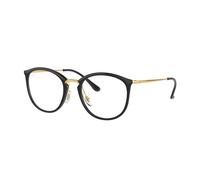 Ray - Ban Femme RX7140 2000 Montures optiques Injecté Noir Transparent Pantos Normale