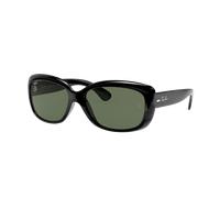 Ray-Ban Femme Sunglass Jackie Ohh - Couleur du Monture: Noir, Couleur de Lentille: Vert foncé