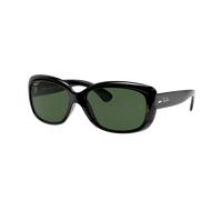 Ray-Ban Femme Sunglass RB4101 Jackie Ohh - Couleur du Monture: Noir, Couleur de Lentille: Vert G-15