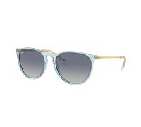 Ray-Ban Femme Sunglass RB4171 Erika Classic - Couleur du Monture: Bleu clair transparent, Couleur de Lentille: Gris/Bleu