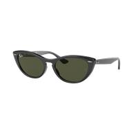 Ray-Ban Femme Sunglass RB4314N Nina - Couleur du Monture: Noir, Couleur de Lentille: Vert G-15