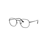 Ray-Ban Hexagonal Optics Monture Noir Verres Transparents 54-21