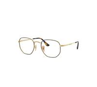Ray-Ban Hexagonal Optics Monture Or Verres Transparents 48-21