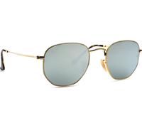 Ray-Ban Hexagonal Flat Lenses Argent Flash + Or