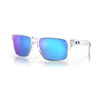 Oakley Homme OO9417 HOLBROOK XL 941707 Lunettes de soleil O_matter Transparent Bleu Carré Polarisé Prizm