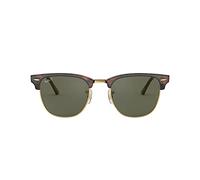 Ray-Ban Lunettes de soleil RB3016 Clubmaster 990/58 Unisexe Acétate Tortue G15 Carré Polarisées