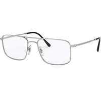 Ray-Ban homme 0RX6434 Lunettes de soleil, Marron (Silver), 53