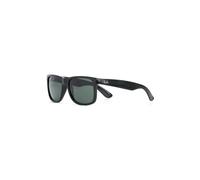 Ray-Ban - Lunettes de soleil RB4165 Justin Homme Injecté Noir/Vert Carré 601/71
