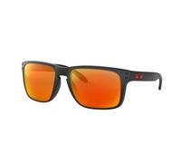 Oakley Homme OO9417 HOLBROOK XL 941704 Lunettes de soleil O_matter Noir Rouge Carré Normale Prizm