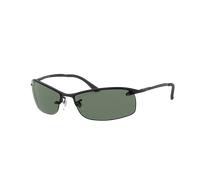 Ray - Ban Homme RB3183 RB3183 006/71 Lunettes de soleil Métal Noir Vert Carré Normale