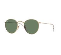 Ray - Ban Homme Ray - Ban RB3447 ROUND METAL 001 Lunettes de soleil Métal Or G15 Ronde Normale