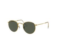 Ray - Ban Homme Ray - Ban RB3447 ROUND METAL 919631 Lunettes de soleil Métal Or G15 Ronde Normale