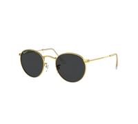 Ray - Ban Homme Ray - Ban RB3447 ROUND METAL 919648 Lunettes de soleil Métal Or Noir Ronde Polarisé