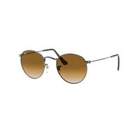 Ray - Ban Homme Ray - Ban RB3447N ROUND METAL 004/51 Lunettes de soleil Métal Gris Ronde Normale Ombré