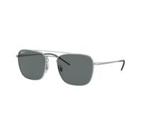 Ray - Ban Homme Ray - Ban RB3588 925181 Lunettes de soleil Métal Argent Gris Carré Polarisé