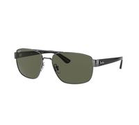 Ray - Ban Homme Ray - Ban RB3663 004/58 Lunettes de soleil Métal Gris G15 Géométrique Polarisé