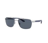 Ray - Ban Homme Ray - Ban RB3701 924387 Lunettes de soleil Acier Argent Gris Carré Normale