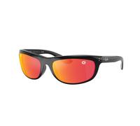 Ray - Ban Homme Ray - Ban RB4089 BALORAMA 68711D Lunettes de soleil Nylon Noir Rouge Carré Normale En miroir