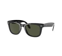 Ray - Ban Homme RB4105 FOLDING WAYFARER 601 Lunettes de soleil Injecté Noir G15 Carré Normale