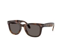 Ray - Ban Homme Ray - Ban RB4105 FOLDING WAYFARER 710/B1 Lunettes de soleil Nylon Tortue Gris Carré Normale