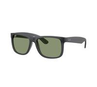 Ray - Ban Homme Ray - Ban RB4165 JUSTIN 687382 Lunettes de soleil Nylon Gris Vert Carré Normale