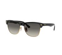 Ray - Ban Homme Ray - Ban RB4175 CLUBMASTER OVERSIZED 877/M3 Lunettes de soleil Injecté Noir Gris Carré Polarisé