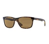 Ray - Ban Homme Ray - Ban RB4181 RB4181 710/83 Lunettes de soleil Injecté Tortue Carré Polarisé