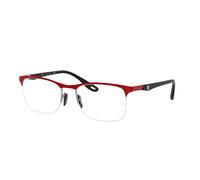 Ray - Ban Homme Ray - Ban RX8416M SCUDERIA FERRARI COLLECTION F045 Montures optiques Métal Rouge Transparent Carré Normale
