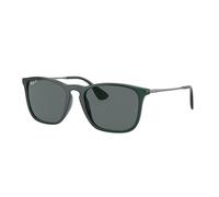 Ray - Ban Homme Ray - Ban RB4187 CHRIS 666381 Lunettes de soleil Injecté Vert Gris Carré Polarisé