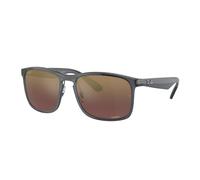 Ray - Ban Homme RB4264 876/6B Lunettes de soleil Nylon Gris Violet Carré Polarisé