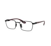Ray - Ban Homme RX6507M F020 Montures optiques Acier Noir Transparent Géométrique Normale