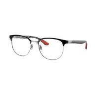 Ray - Ban Homme RX8422 2861 Montures optiques Métal Noir Transparent Géométrique Normale