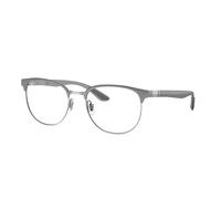 Ray - Ban Homme RX8422 3125 Montures optiques Métal Gris Transparent Géométrique Normale