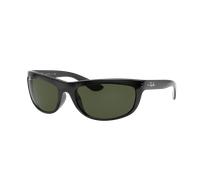 Ray-Ban Homme Sunglass Balorama - Couleur du Monture: Noir, Couleur de Lentille: Vert G-15