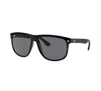 Ray-Ban Lunettes de soleil RB4147 Boyfriend Nylon Noir Verres Gris 60 mm Carré Homme