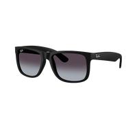 RAY BAN Lunettes de soleil Homme Modèle RB4165 601/8G - Monture en propionate Noir - Verres gris dégradés