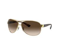 Ray‑Ban Lunettes de soleil RB3386 Acier Or Pilote normale Marron ombré 001/13